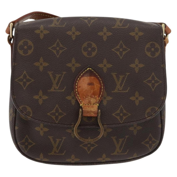 LOUIS VUITTON Monogram Saint Cloud MM Shoulder Bag M51243 LV Auth BA12522
