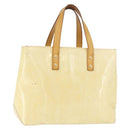 LOUIS VUITTON Monogram Vernis Reade PM Hand Bag Gris M91145 LV Auth BA12523-1