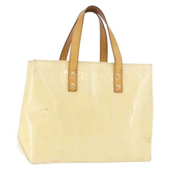 LOUIS VUITTON Monogram Vernis Reade PM Hand Bag Gris M91145 LV Auth BA12523