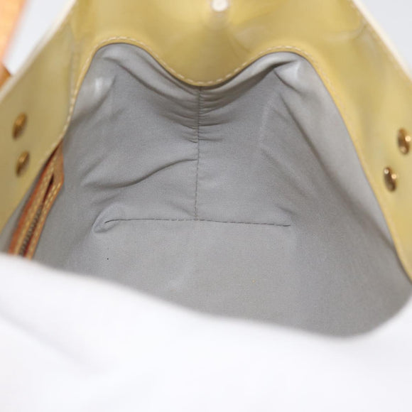 LOUIS VUITTON Monogram Vernis Reade PM Hand Bag Gris M91145 LV Auth BA12523