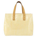 LOUIS VUITTON Monogram Vernis Reade PM Hand Bag Gris M91145 LV Auth BA12523-13
