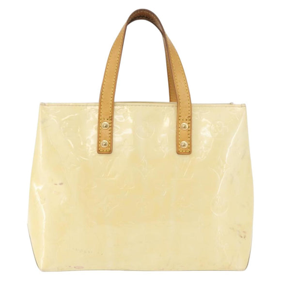 LOUIS VUITTON Monogram Vernis Reade PM Hand Bag Gris M91145 LV Auth BA12523