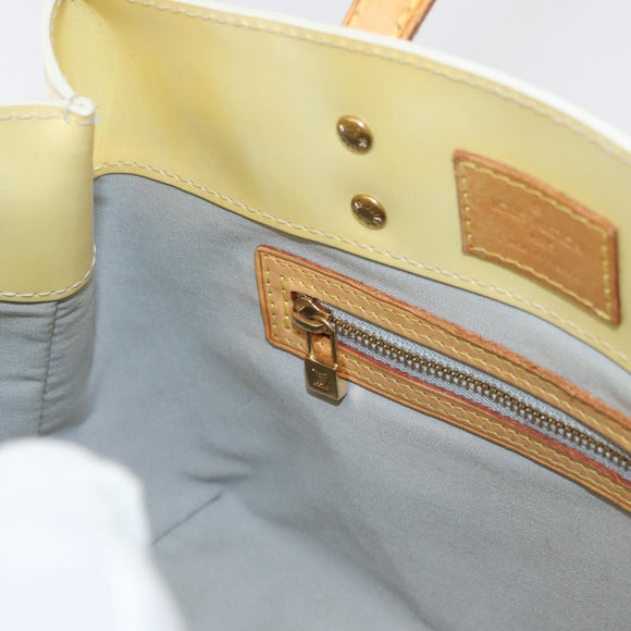 LOUIS VUITTON Monogram Vernis Reade PM Hand Bag Gris M91145 LV Auth BA12523
