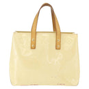 LOUIS VUITTON Monogram Vernis Reade PM Hand Bag Gris M91145 LV Auth BA12523-2