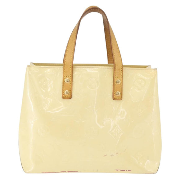 LOUIS VUITTON Monogram Vernis Reade PM Hand Bag Gris M91145 LV Auth BA12523