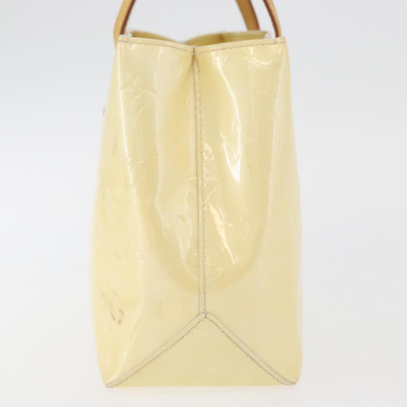 LOUIS VUITTON Monogram Vernis Reade PM Hand Bag Gris M91145 LV Auth BA12523