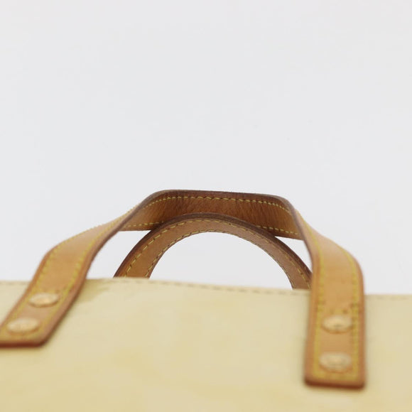 LOUIS VUITTON Monogram Vernis Reade PM Hand Bag Gris M91145 LV Auth BA12523