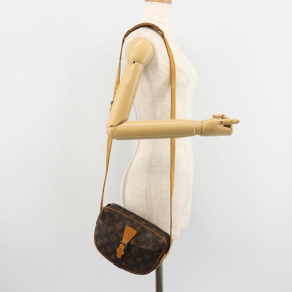 LOUIS VUITTON Monogram Jeune Fille PM Shoulder Bag M51227 LV Auth BA12529