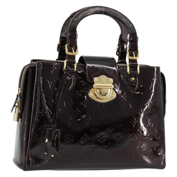 LOUIS VUITTON Monogram Vernis Melrose Avenue Bag Amarante M93757 LV Auth BA12530