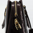 LOUIS VUITTON Monogram Vernis Melrose Avenue Bag Amarante M93757 LV Auth BA12530-21