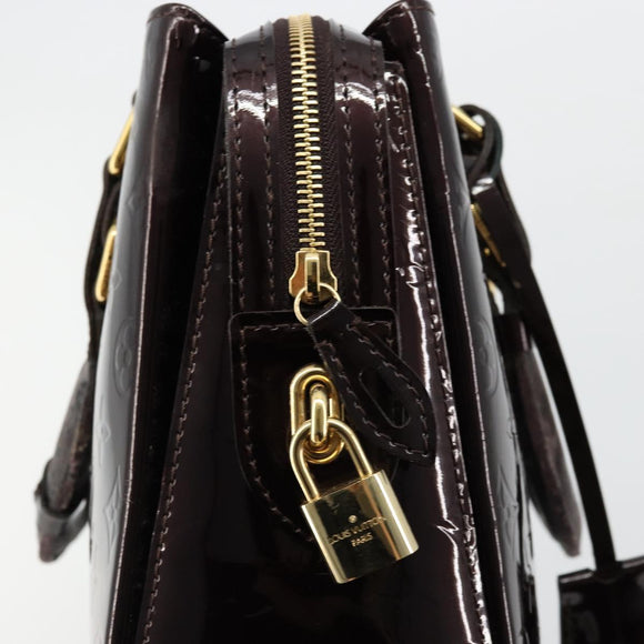 LOUIS VUITTON Monogram Vernis Melrose Avenue Bag Amarante M93757 LV Auth BA12530