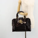 LOUIS VUITTON Monogram Vernis Melrose Avenue Bag Amarante M93757 LV Auth BA12530-26
