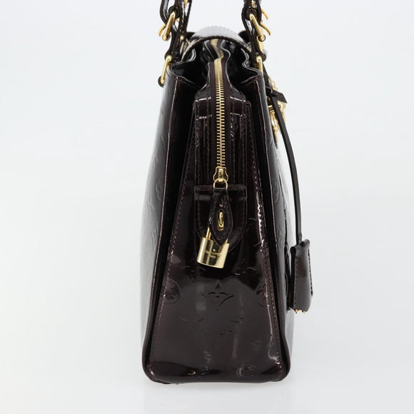 LOUIS VUITTON Monogram Vernis Melrose Avenue Bag Amarante M93757 LV Auth BA12530