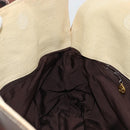 CHANEL Tote Bag Canvas Beige Gold CC Auth BA12533-18