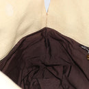 CHANEL Tote Bag Canvas Beige Gold CC Auth BA12533-19