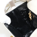 Salvatore Ferragamo Gancini Shoulder Bag Leather White Gold Auth BA12539-10