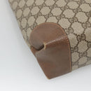 GUCCI GG Supreme Web Sherry Line Tote Bag PVC Beige 002 904 0222 Auth BA1254-16