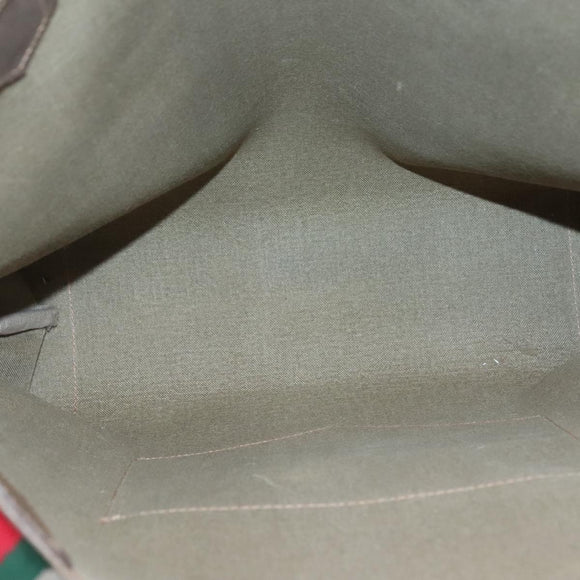 GUCCI GG Supreme Web Sherry Line Tote Bag PVC Beige 002 904 0222 Auth BA1254