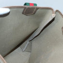 GUCCI GG Supreme Web Sherry Line Tote Bag PVC Beige 002 904 0222 Auth BA1254-19