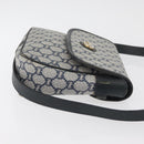 GUCCI GG Plus Supreme Shoulder Bag PVC Navy Gold Auth BA12541-4