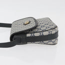 GUCCI GG Plus Supreme Shoulder Bag PVC Navy Gold Auth BA12541-6
