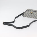 GUCCI GG Plus Supreme Shoulder Bag PVC Navy Gold Auth BA12541-8