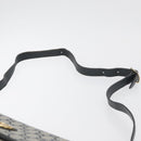 GUCCI GG Plus Supreme Shoulder Bag PVC Navy Gold Auth BA12541-9