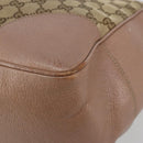 GUCCI GG Canvas Tote Bag Beige Gold 323671 Auth BA12545-10