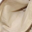 GUCCI GG Canvas Tote Bag Beige Gold 323671 Auth BA12545-23