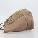 GUCCI GG Canvas Tote Bag Beige Gold 323671 Auth BA12545-5