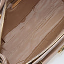 Salvatore Ferragamo Gancini Chain Tote Bag Leather Pink Gold Auth BA12546A-11
