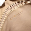 CHANEL Shoulder Bag Caviar Skin Blue Gold CC Auth BA12548A-19