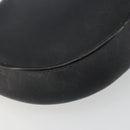 Christian Dior Honeycomb Canvas Shoulder Bag PVC Black Gold Auth BA12549-16