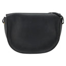 Christian Dior Honeycomb Canvas Shoulder Bag PVC Black Gold Auth BA12549-2