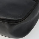 Salvatore Ferragamo Vala Shoulder Bag Leather Black Gold Auth BA12552-9