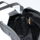 Salvatore Ferragamo Vala Shoulder Bag Leather Black Gold Auth BA12552-19