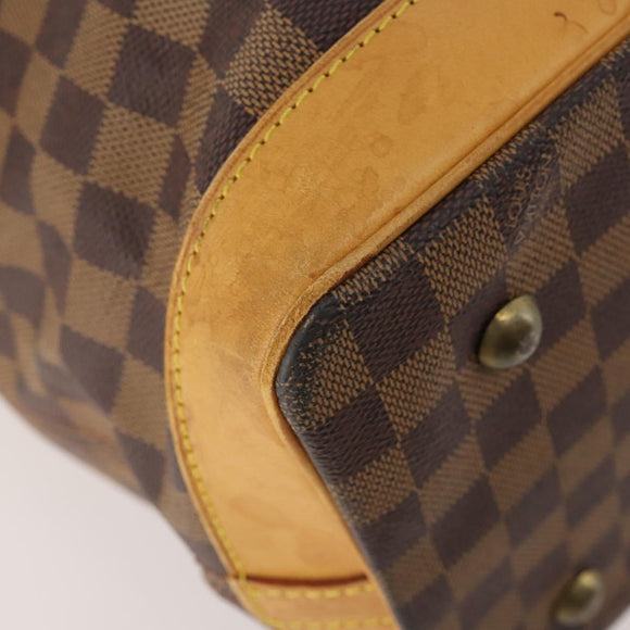 LOUIS VUITTON Damier Ebene Clipper Boston Bag 2way M99039 LV Auth BA12554A