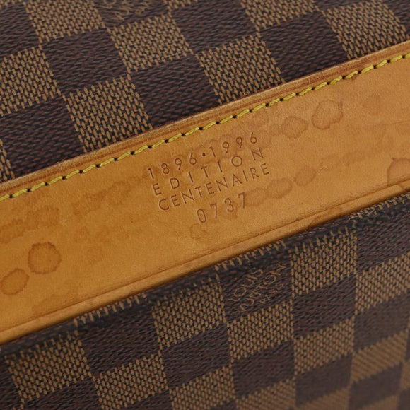 LOUIS VUITTON Damier Ebene Clipper Boston Bag 2way M99039 LV Auth BA12554A