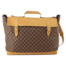 LOUIS VUITTON Damier Ebene Clipper Boston Bag 2way M99039 LV Auth BA12554A-2