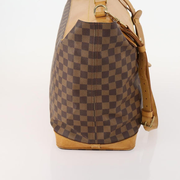 LOUIS VUITTON Damier Ebene Clipper Boston Bag 2way M99039 LV Auth BA12554A