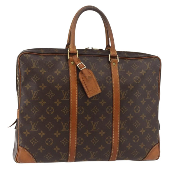 LOUIS VUITTON Monogram Porte Documents Voyage Business Bag M53361 Auth BA12556