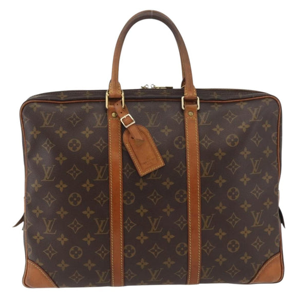 LOUIS VUITTON Monogram Porte Documents Voyage Business Bag M53361 Auth BA12556