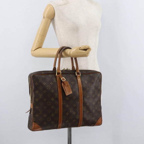 LOUIS VUITTON Monogram Porte Documents Voyage Business Bag M53361 Auth BA12556