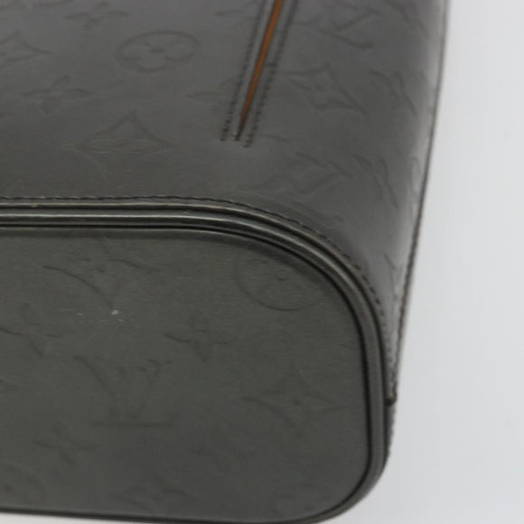 LOUIS VUITTON Monogram Mat Willwood Shoulder Bag Black M55102 LV Auth BA12557