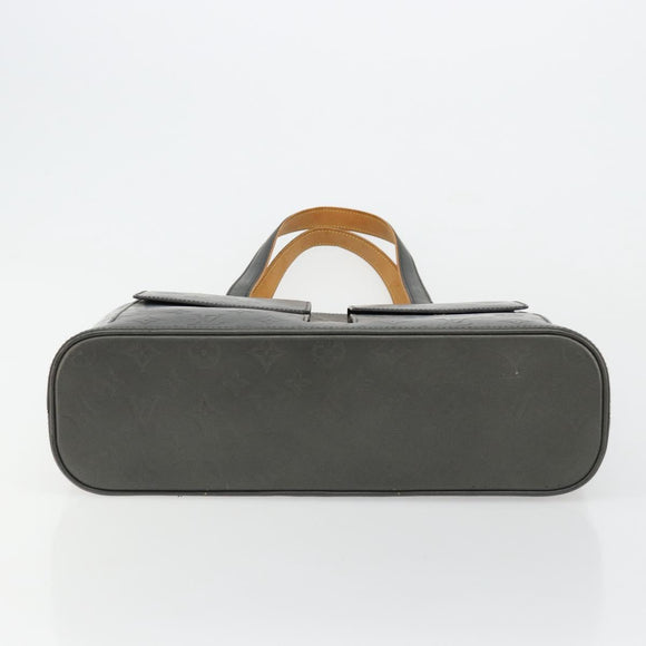 LOUIS VUITTON Monogram Mat Willwood Shoulder Bag Black M55102 LV Auth BA12557