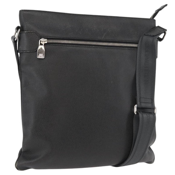 LOUIS VUITTON Taiga Sasha Shoulder Bag Ardoise M32712 LV Auth BA12558