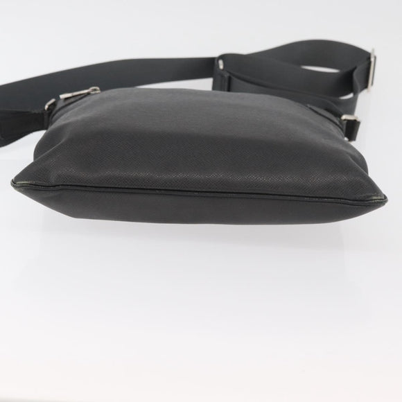 LOUIS VUITTON Taiga Sasha Shoulder Bag Ardoise M32712 LV Auth BA12558