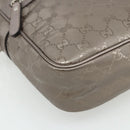 GUCCI GG Implementation Schultertasche PVC Pink Silber 233268 Auth BA12559A-14