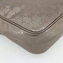 GUCCI GG Implementation Schultertasche PVC Pink Silber 233268 Auth BA12559A-16