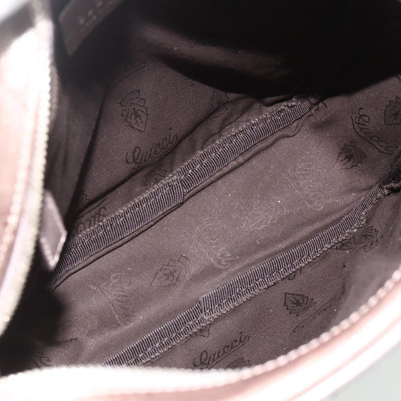 GUCCI GG Implementation Schultertasche PVC Pink Silber 233268 Auth BA12559A